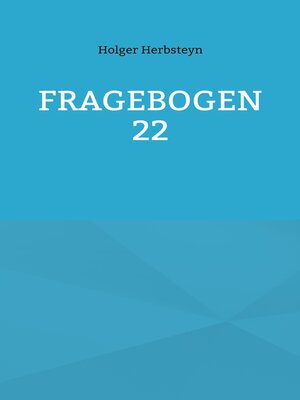 cover image of Fragebogen 22